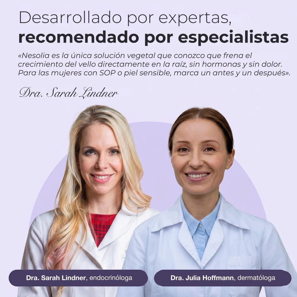 Inhibidor vegetal del vello Nesolia