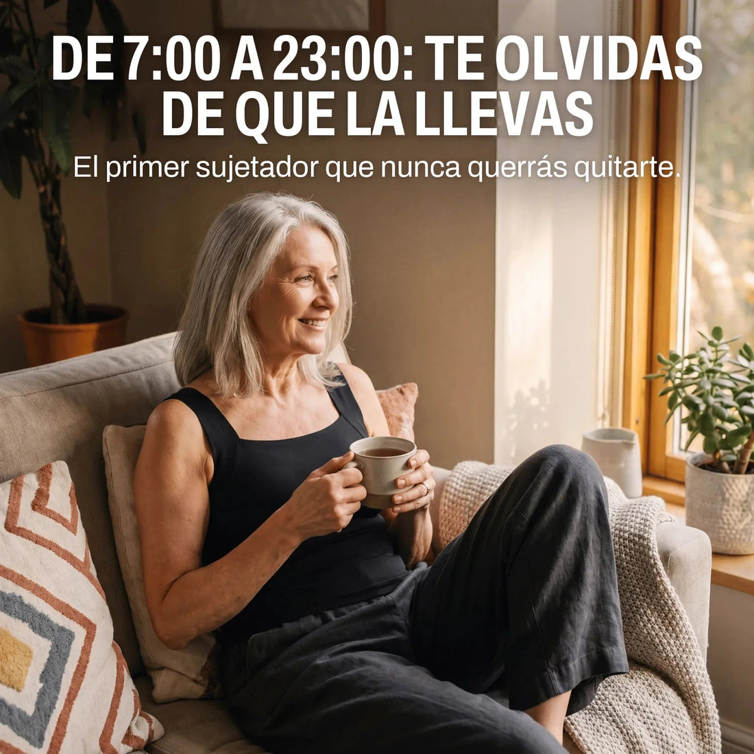 De 7:00 a 23:00 te olvidas de que la llevas