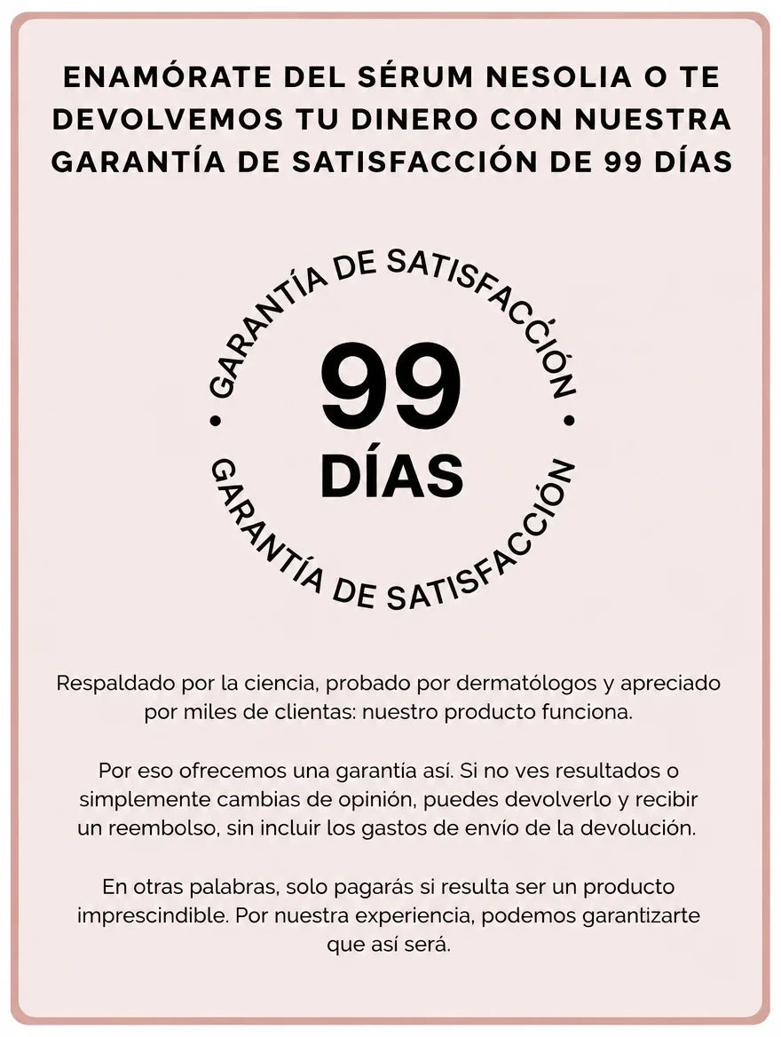 Garantía de satisfacción de 99 días