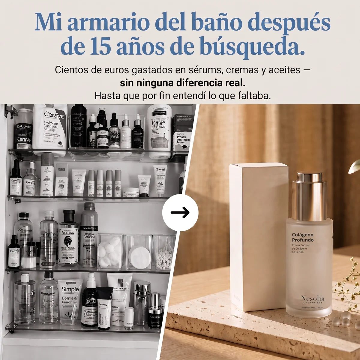 Mi armario del baño después de 15 años de búsqueda