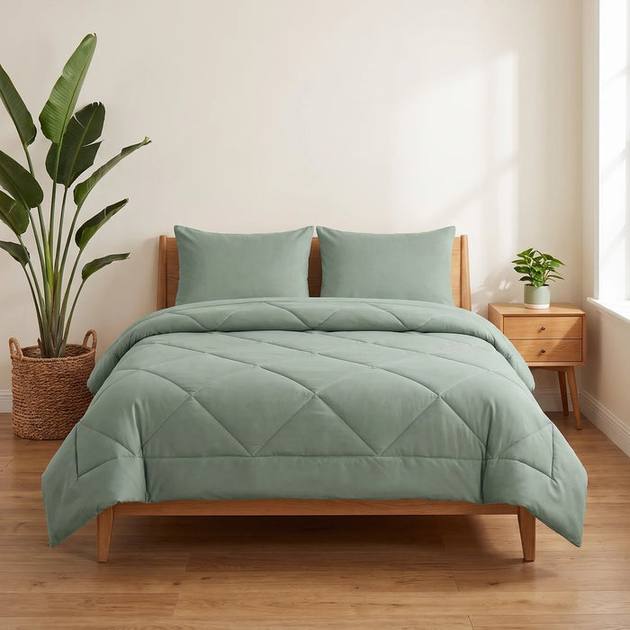 Edredón EasySleep verde menta suave