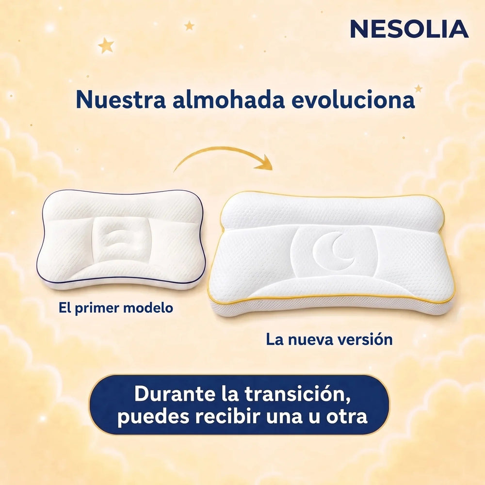 Almohada infantil NESOLIA pensada para su nuca