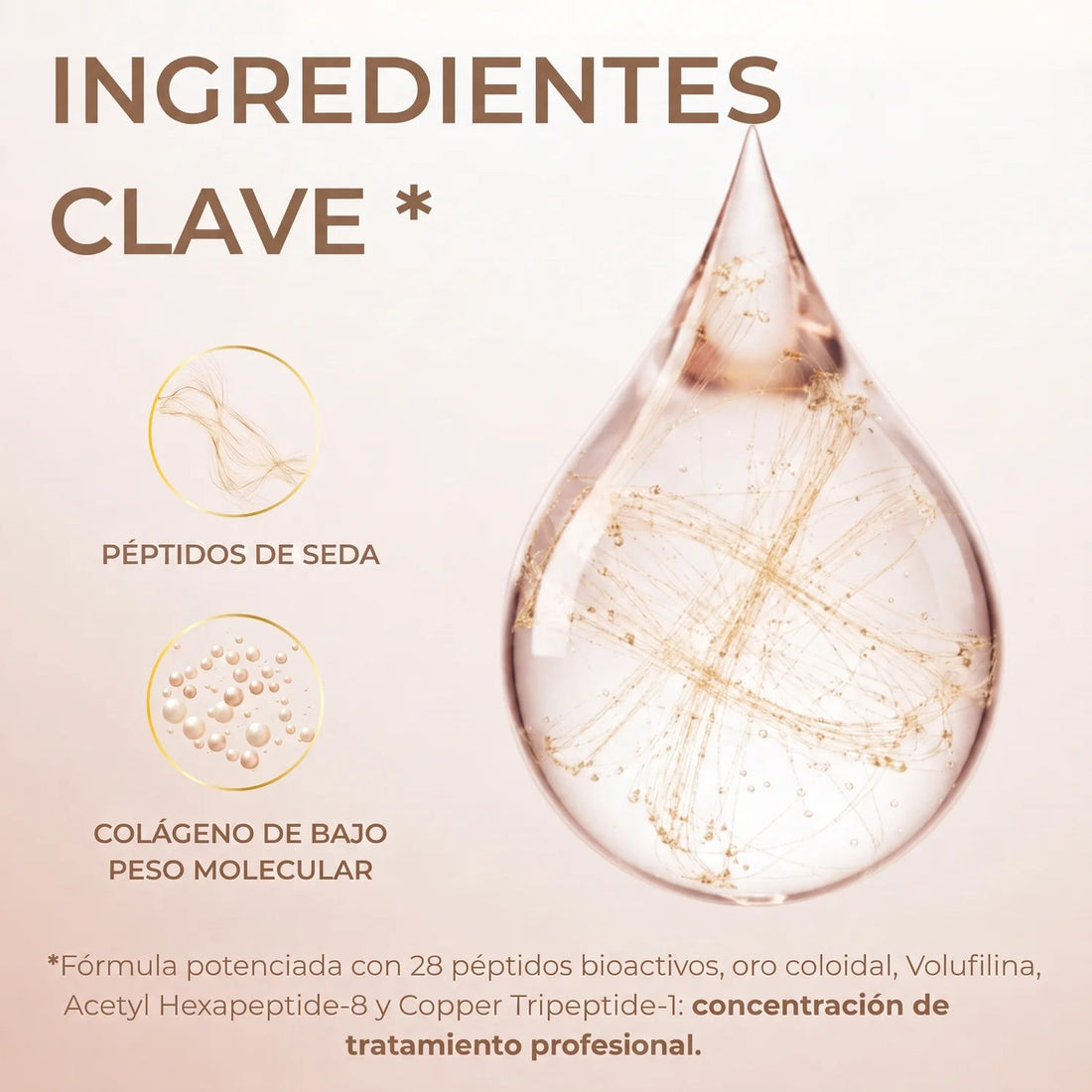 Ingredientes del sérum
