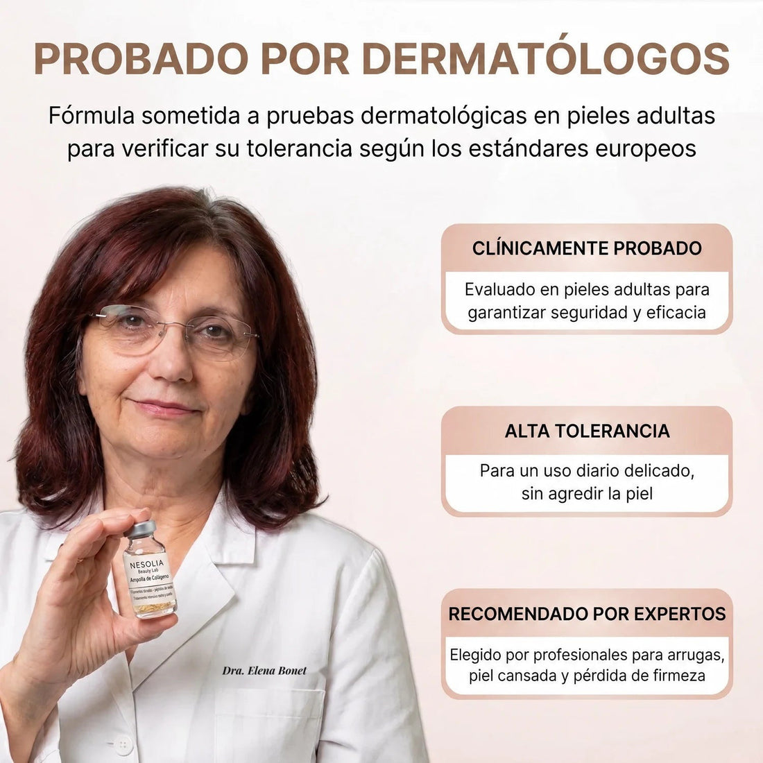 Probado por dermatólogos