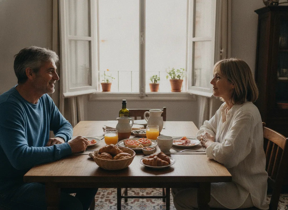 Desayuno con mi marido