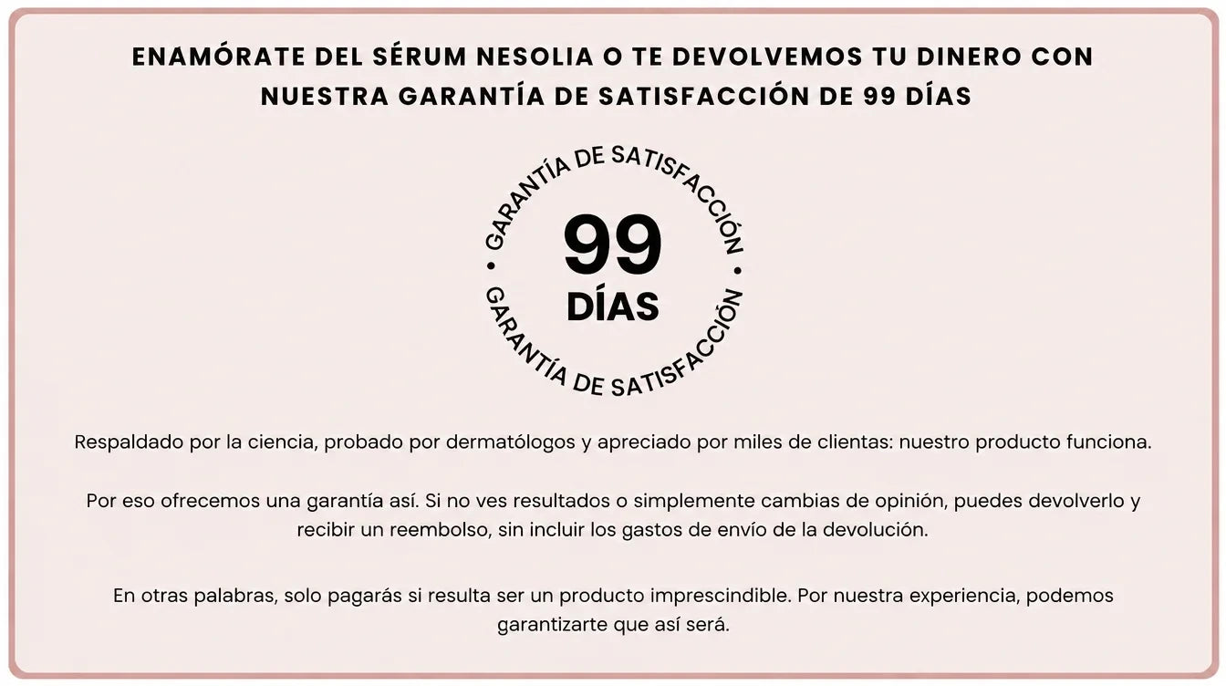 Garantía de satisfacción de 99 días