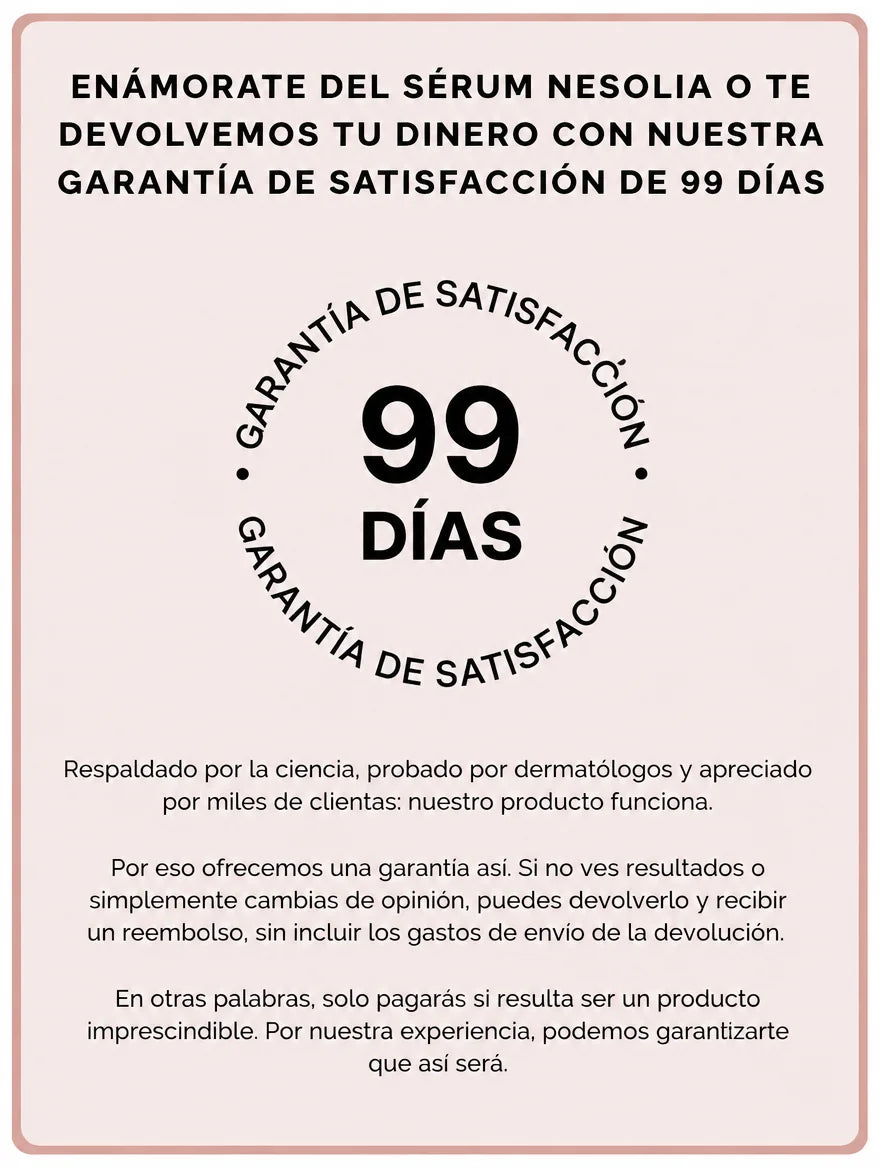 Garantía de satisfacción de 99 días